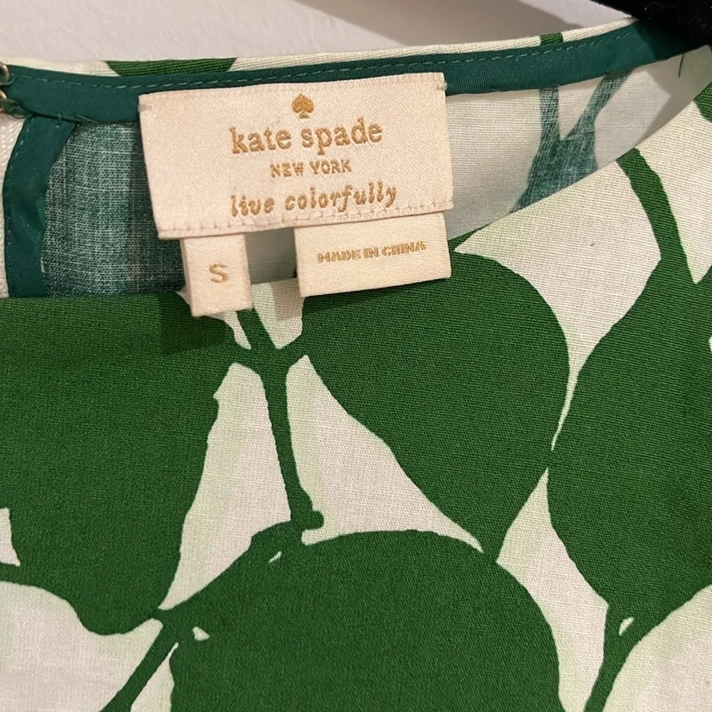 Kate Spade New York Garden Leaves Stretch Cotton Crop Top 💕